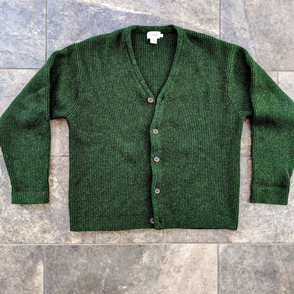 J. Crew wool cardigan sweater